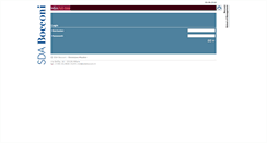 Desktop Screenshot of mbaintranet.sdabocconi.it